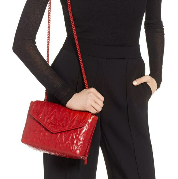 SOLD.  MIU MIU Small Trapuntato Quilted Calfskin … - Picture 2 of 14